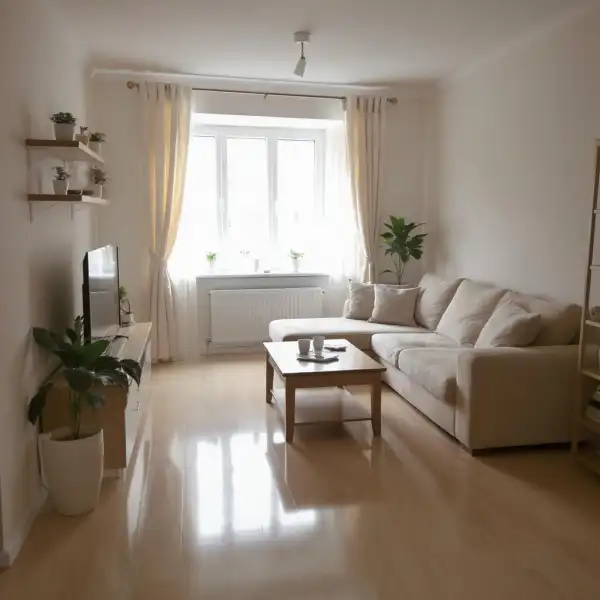 Таунхаус после активного проживания - после уборки